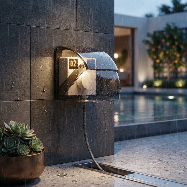 Outdoor Outlet Cover Weatherproof, Electrical Outlet Cover for EV Charger, Waterproof Outlet Cover for Rain and Snow