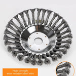Outdoor Pro | Heavy-Duty Brush Cutter Head with Steel Wire Construction | Versatile 6 & 8 Inch Options for Efficient Yard Maintenance 5