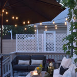 Outdoor String Lights with Warm White LED Bulbs | Waterproof & Energy Efficient for Versatile Patio Decoration 2