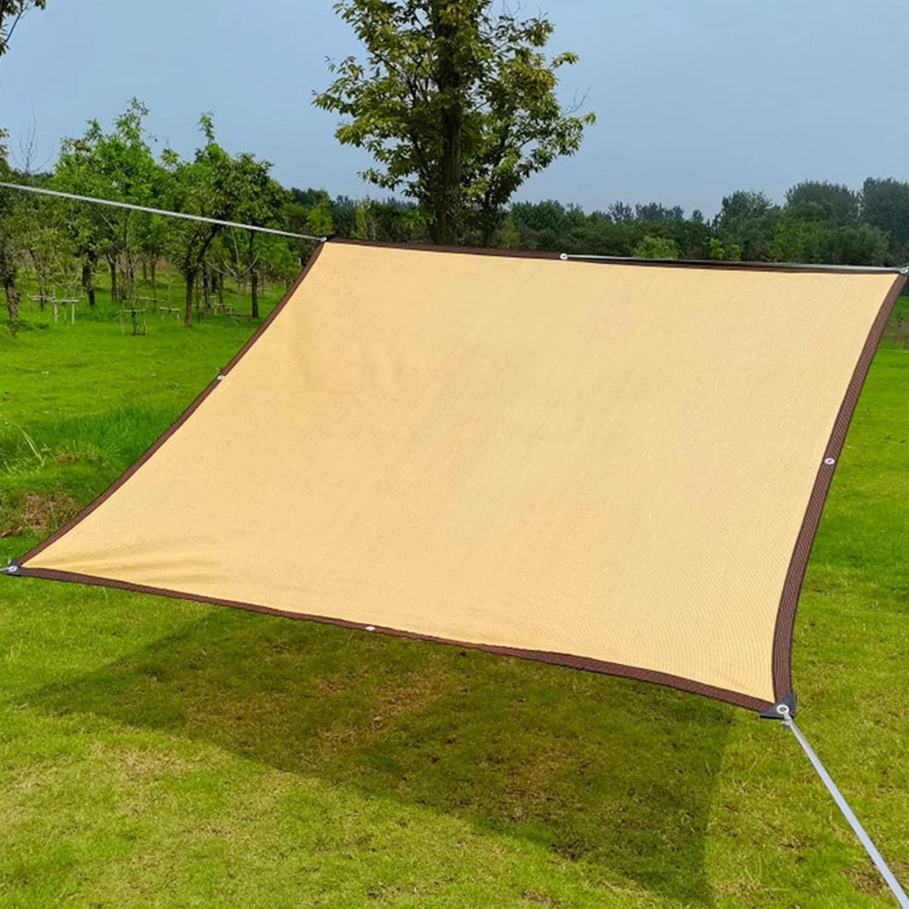 Outdoor Sun Shade Sail | High-Density Polyethylene Canopy with UV Protection | Stylish Design for Comfortable Outdoor Living 0