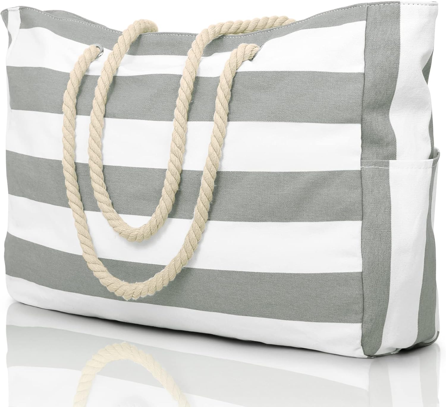 Oversized Waterproof Beach Tote Bag with Multiple Pockets | Stylish Beach Bags for Women for Coastal Adventures 20