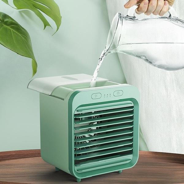 Portable Air Conditioner Fan for Bedroom, Rechargeable Air Conditioner with Water Mist, Portable Fan with Night Light
