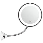 Vanity Mirror with Lights 10X Magnifying, Suction Cup Magnifying Mirror with Light, Portable LED Makeup Mirror