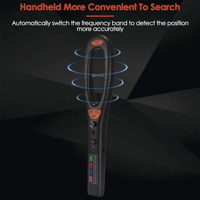 RF Detector, Bug Detector for Hidden Camera and Listening Device with Detection Tube