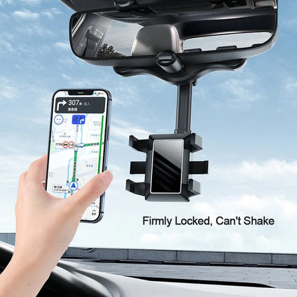 Car Phone Holder, 360 Rotating Phone Mount for Car Rear View Mirror – image 4