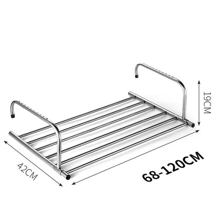 Drying Rack for Balcony and Patio, Foldable Clothes Drying Rack – image 4