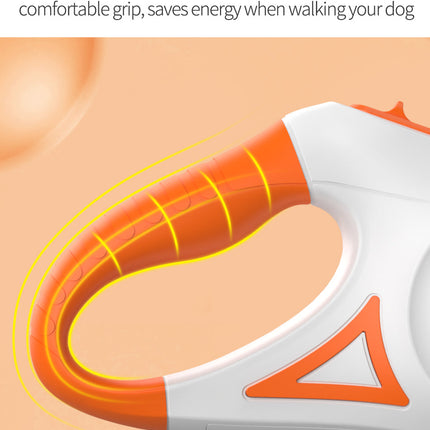 Cat Leash and Dog Walking Leash 5 m with RGB Light Ring at Night, Retractable Dog Leash with 100 Lumen LED – image 7