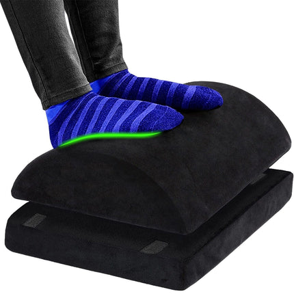Under Desk Foot Rest with Non Slip Base, Ergonomic Foot Stool for Desk