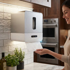Paper Towel Holder, Touchless Paper Towel Dispenser with Sensor and Cutter, Wall Mount Paper Towel Dispenser for Kitchen