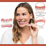 Tuzwa Silicone Denture Adjustment Set – Reusable Flexible Upper & Lower Denture Fit Material for Adults, Easy to Clean