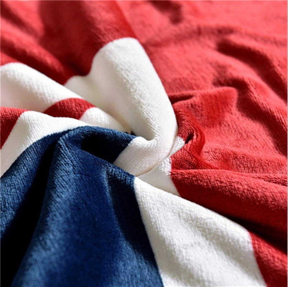 Patriotic Fleece Blanket | American Flag Design with Ultra-Soft Backing | Cozy Throw for Comfort and Warmth 4