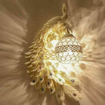 PeacockCrystal | Elegant Colorful Resin Wall Sconce Lamp 3