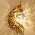 PeacockCrystal | Elegant Colorful Resin Wall Sconce Lamp 5