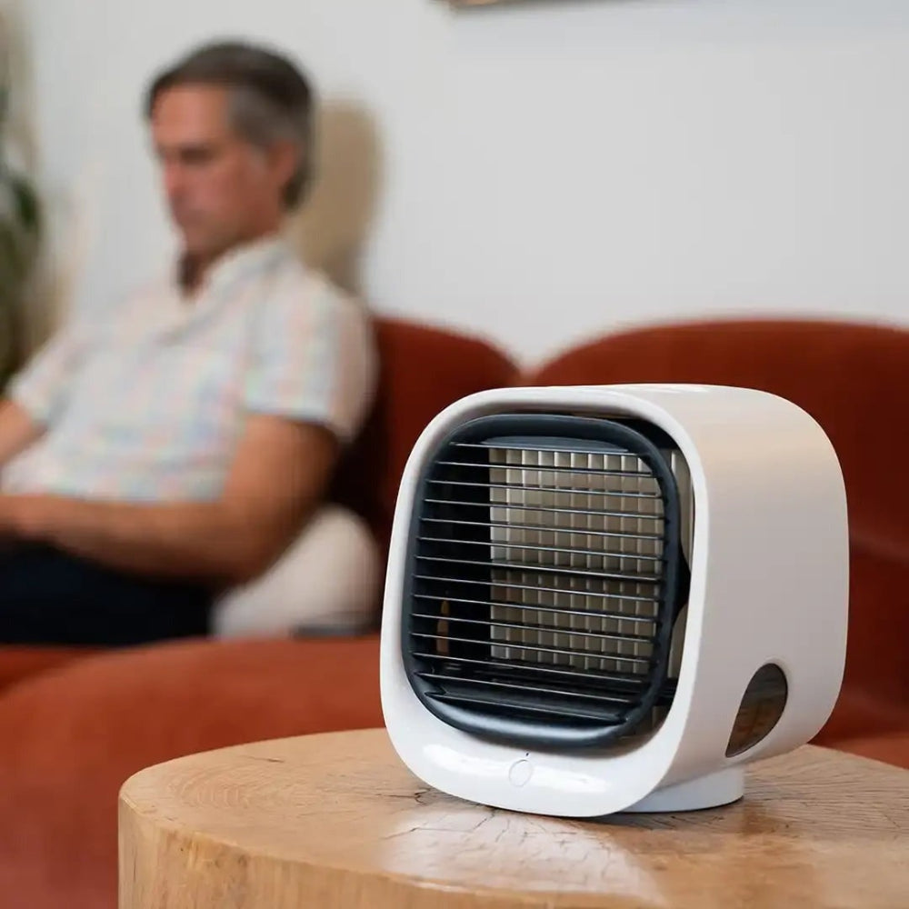 Personal Cooling Fan | Mini Air Conditioner with Adjustable Mist | Compact Design for Comfort 0