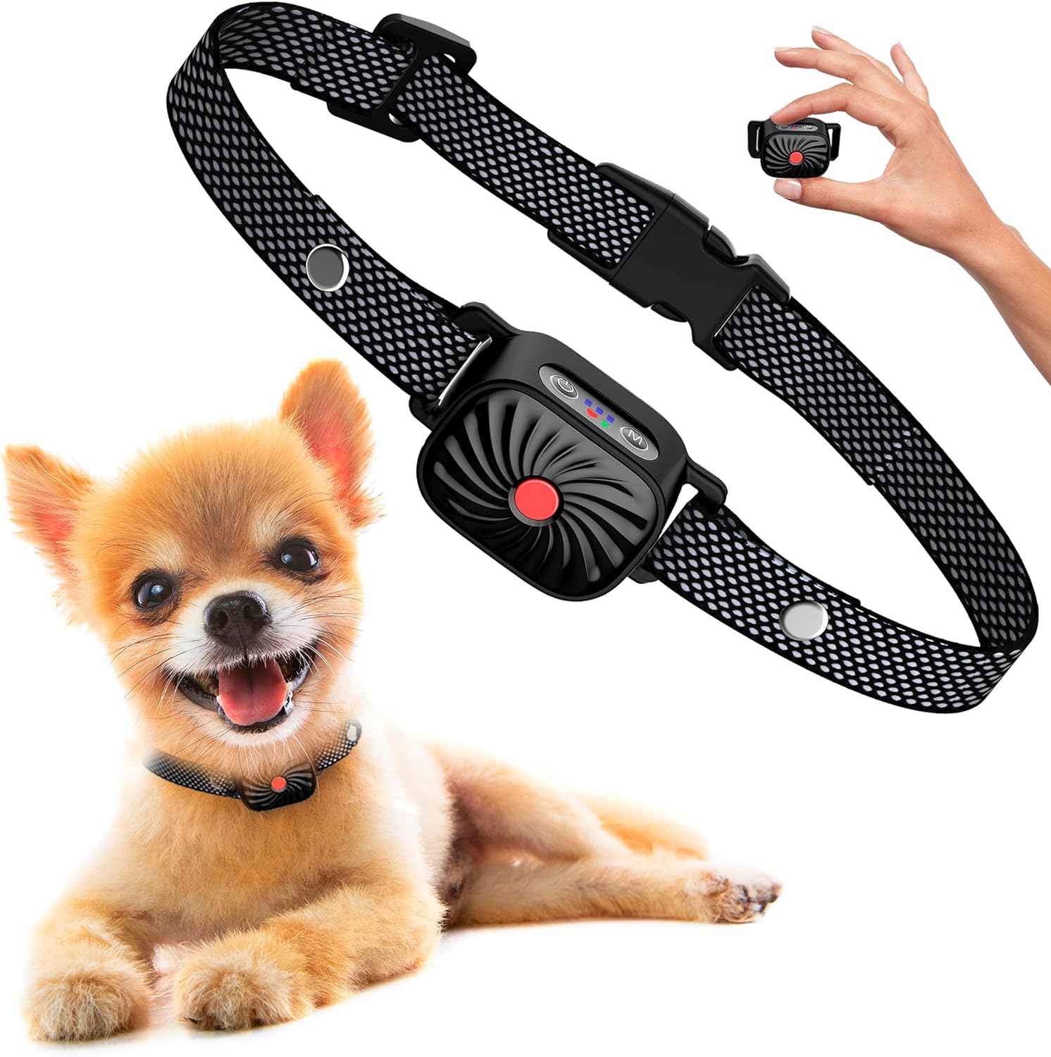 PetSilence | Anti Bark Collar for Small Dogs with Gentle Vibration | Adjustable Fit for Comfortable Training 0