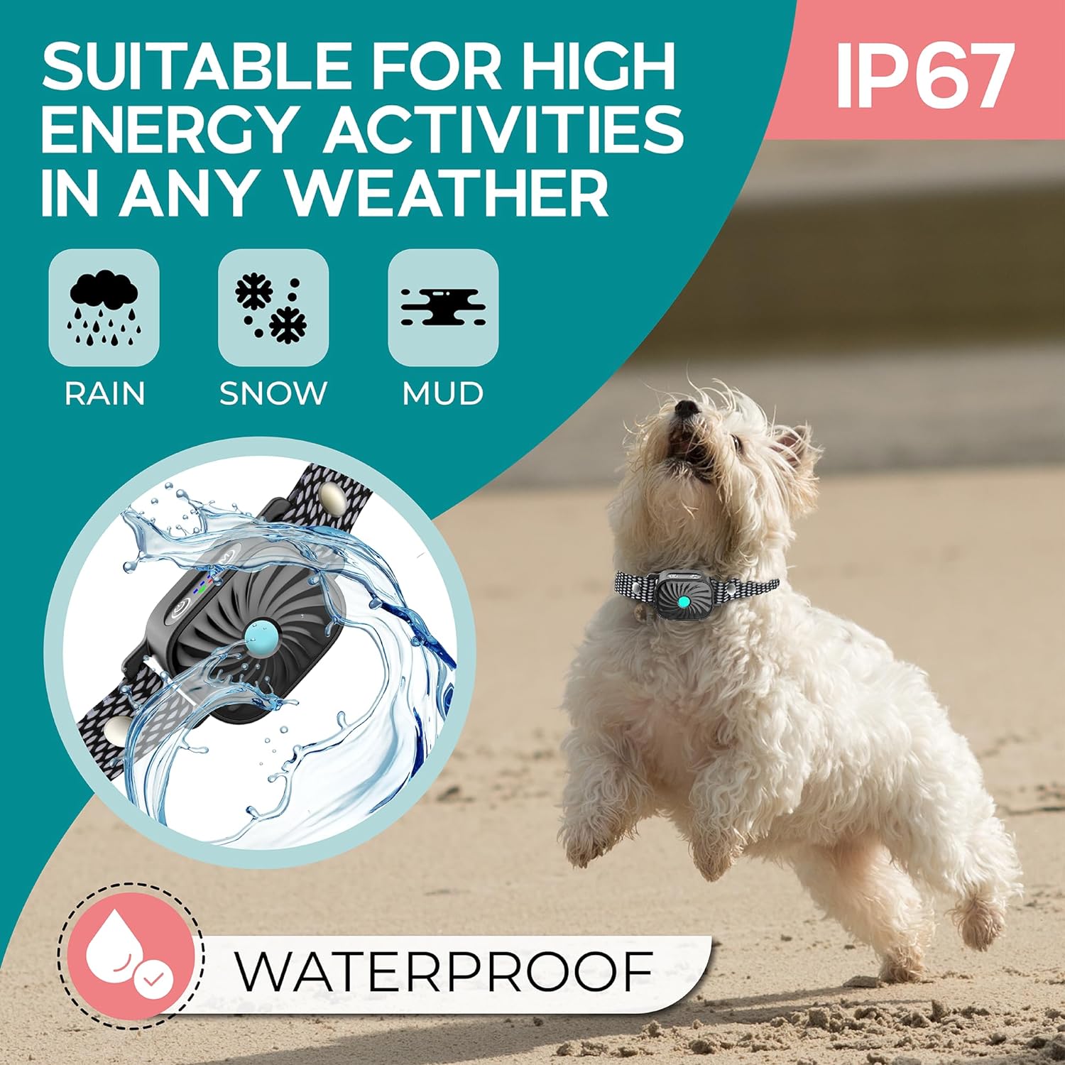 PetSilence | Anti Bark Collar for Small Dogs with Gentle Vibration | Adjustable Fit for Comfortable Training 4