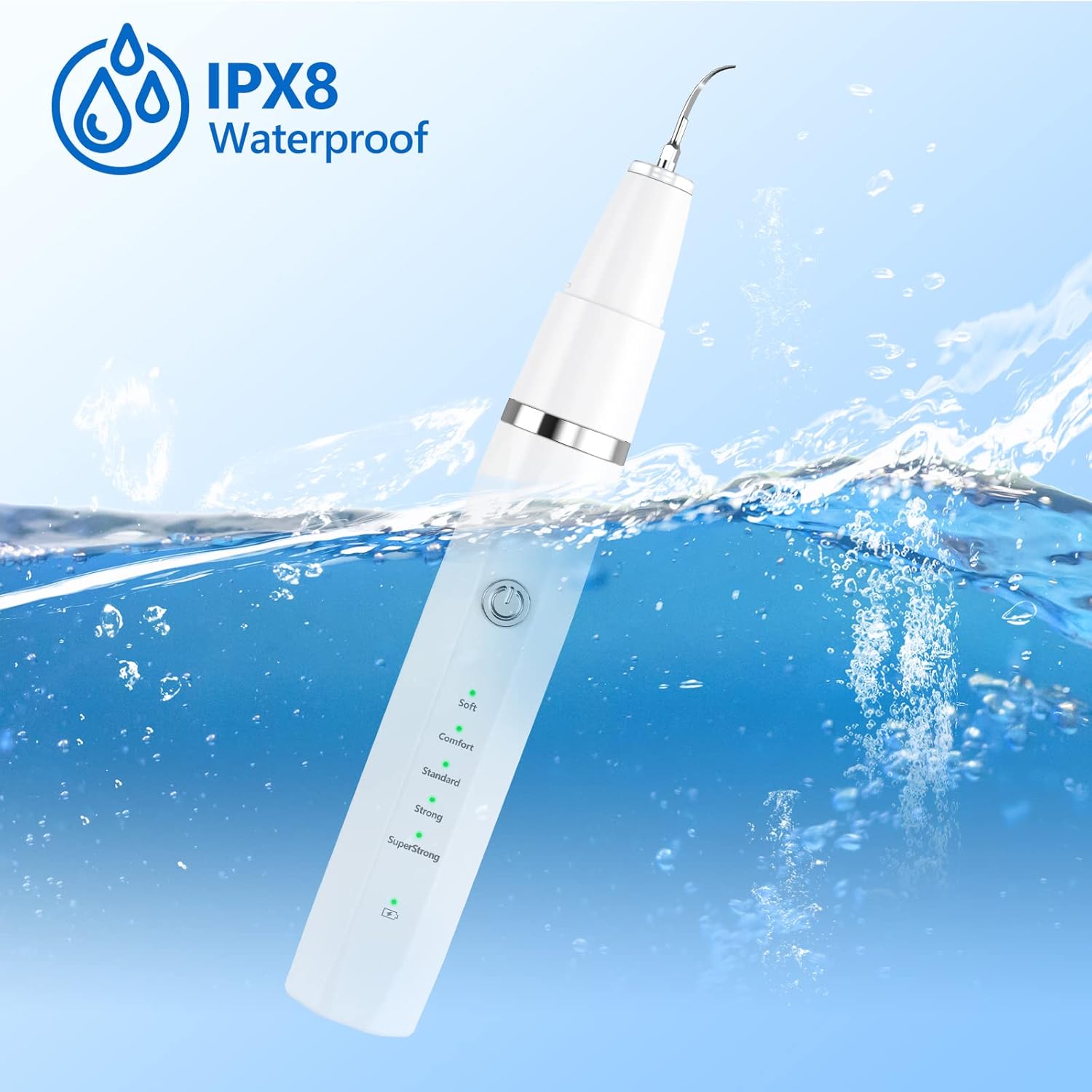 Pet Care Essentials | Dog Dental Cleaning Device with Ultrasonic Technology | Gentle Tartar Removal for Healthy Teeth 8