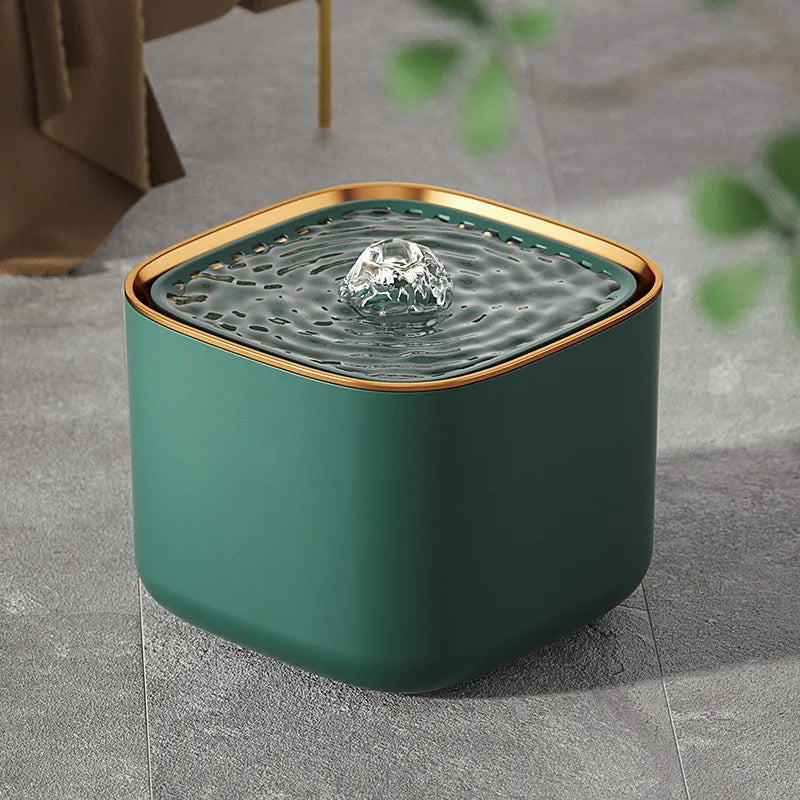 Pet Hydration Station | Ultra-Quiet 3L Water Fountain with Adjustable Flow | Safe and Lightweight Design for Healthy Hydration 0