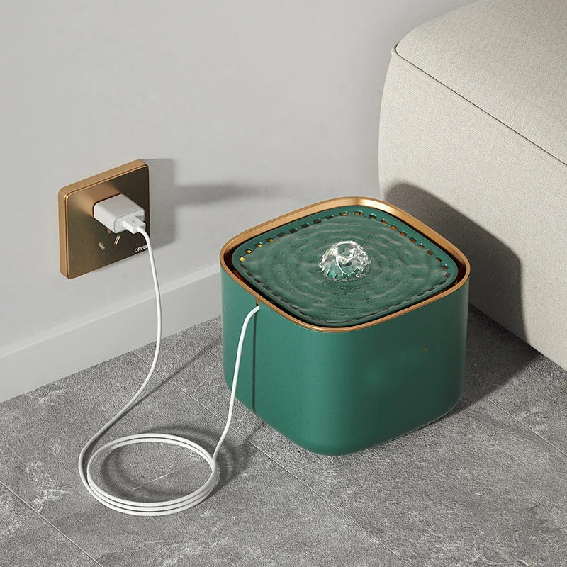 Pet Hydration Station | Ultra-Quiet 3L Water Fountain with Adjustable Flow | Safe and Lightweight Design for Healthy Hydration 4
