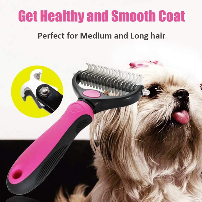 Pet Pro | Dog Brush & Cat Brush with Innovative Design | Deshedding Tool for Effortless Grooming 4