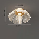PetalGlow | Elegant Modern LED Flush Mount Ceiling Light Fixture 3