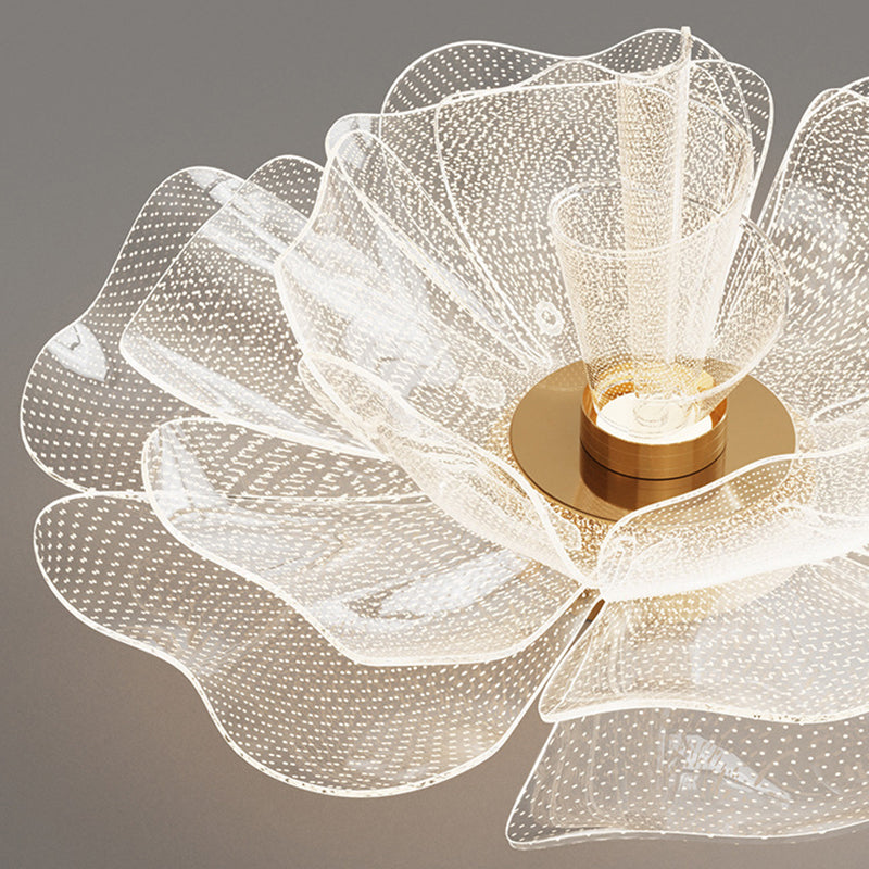 PetalGlow | Elegant Modern LED Flush Mount Ceiling Light Fixture 8
