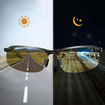 Photochromic Sunglasses | Polarized Lenses with Automatic Light Adjustment | Stylish Design for Clear Vision Day and Night 0