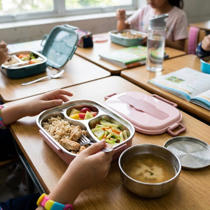 Bento Box for Adults and Kids, Stainless Steel Insulated Lunch Box with Soup Bowl – image 4