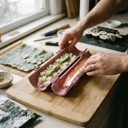 Sushi Roller, Sushi Maker Bazooka with Rice Roll Mold for Homemade Rolls