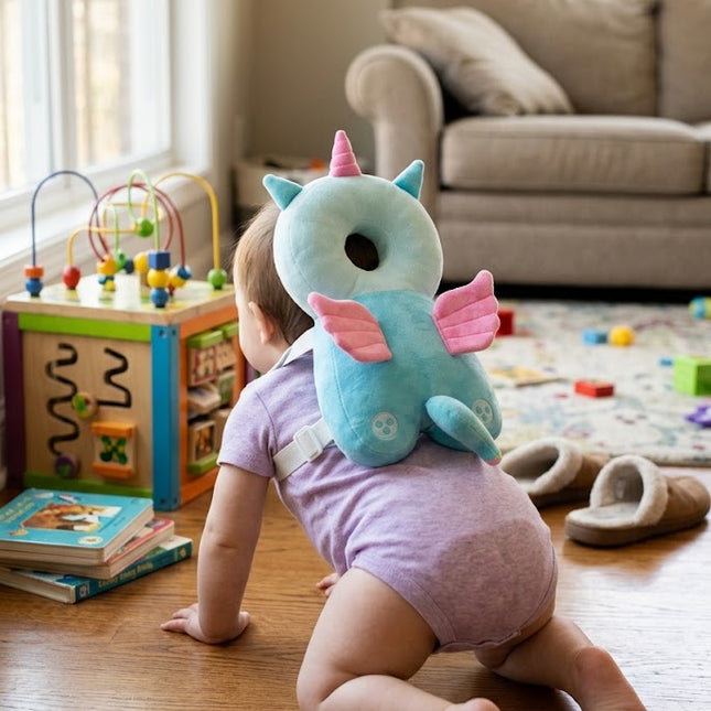 Infant Head Protector Backpack, Adjustable Straps for a Secure Fit