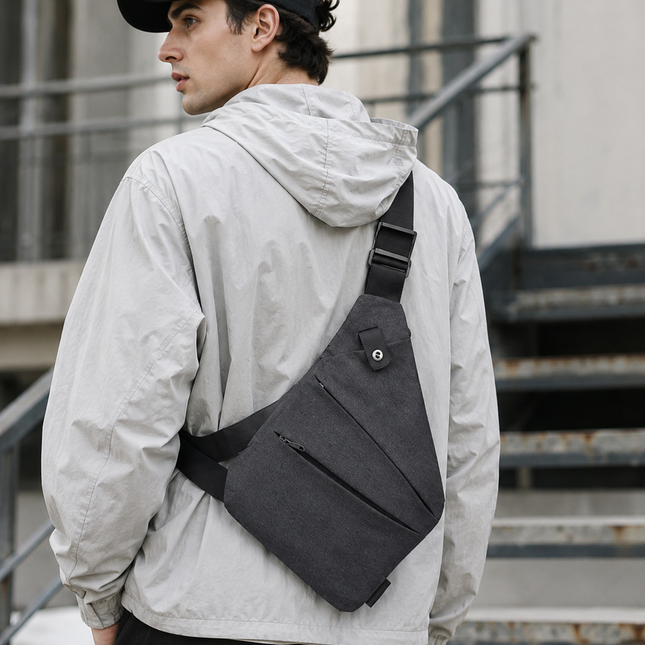 Crossbody Bag for Men and Women, Waterproof Sling Bag with Pockets, Small Crossbody Bag for Travel and Daily Carry