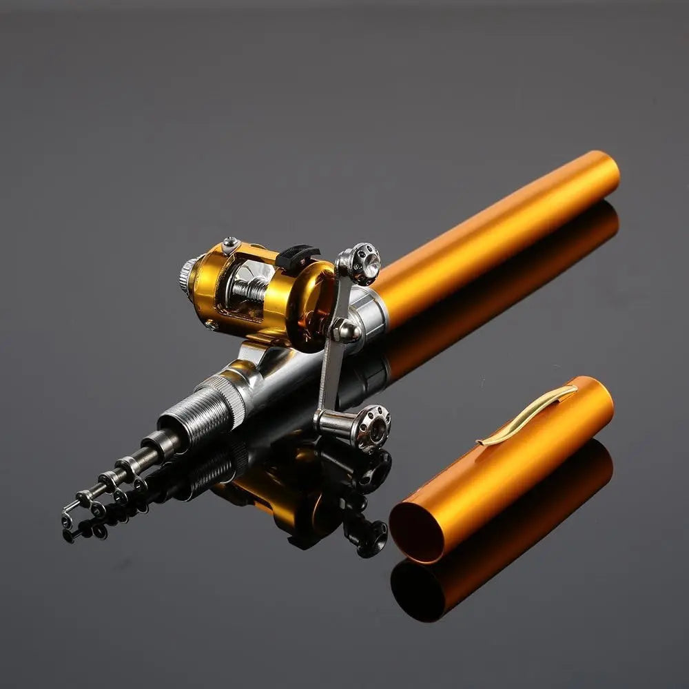 Pocket Fishing Rod | Compact FRP Fishing Rod with Adjustable Handle | Lightweight and Durable for Spontaneous Fishing 0
