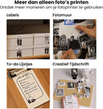 Pocket Printer | Portable Mini Printer with Eco-Friendly Thermal Printing | Perfect for Labels and Stickers 4