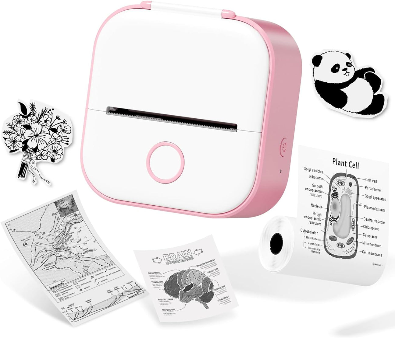 Pocket Printer | Portable Mini Printer with Eco-Friendly Thermal Printing | Perfect for Labels and Stickers 7