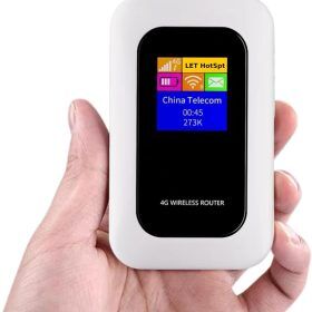 Portable 5G Wi-Fi Router | Secure Connection & Extended Battery Life | Compact Design for Travel & Home Use 4