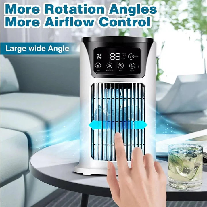 Portable AC Unit | Energy-Efficient Mini Air Conditioner with Remote Control | Compact Design for Small Spaces 4