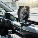 Portable Air Conditioner | 12V USB Car Fan with 360° Adjustable Direction | Efficient Cooling Solution for Comfortable Travel 0