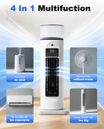 Portable Air Cooler for Room | 4-in-1 Evaporative Cooling Fan with Remote Control | Personalized Comfort for Bedroom and Office 1