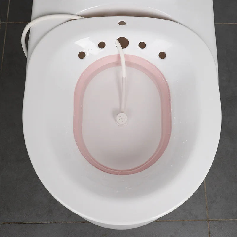 Portable Bidet Bowl | Foldable Design with Gentle Water Flow | Ideal for Travel and Home Hygiene 0