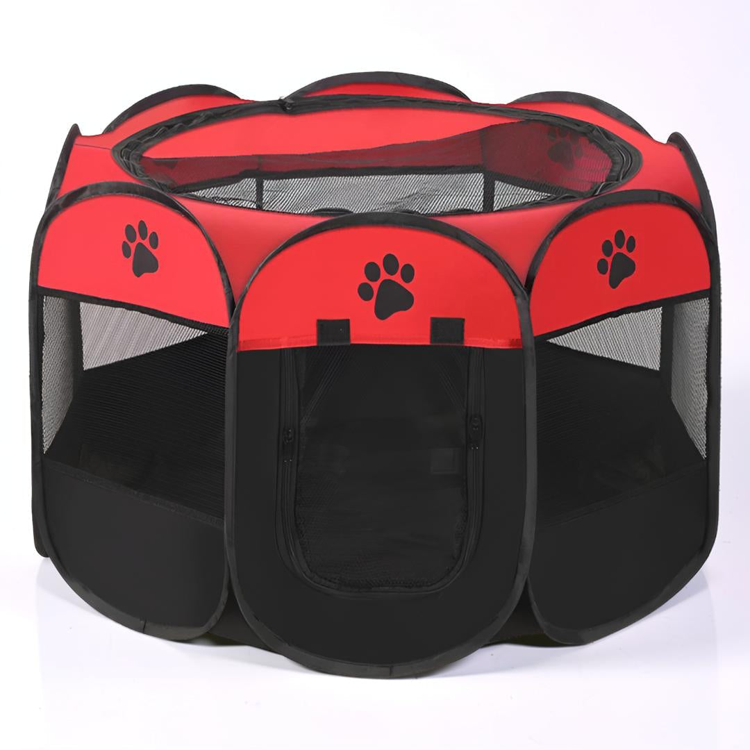 Portable Cat Playpen with Breathable Mesh Panels | Spacious Indoor Tent for Safe Play and Rest 0