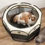 Portable Cat Playpen with Breathable Mesh Panels | Spacious Indoor Tent for Safe Play and Rest 1