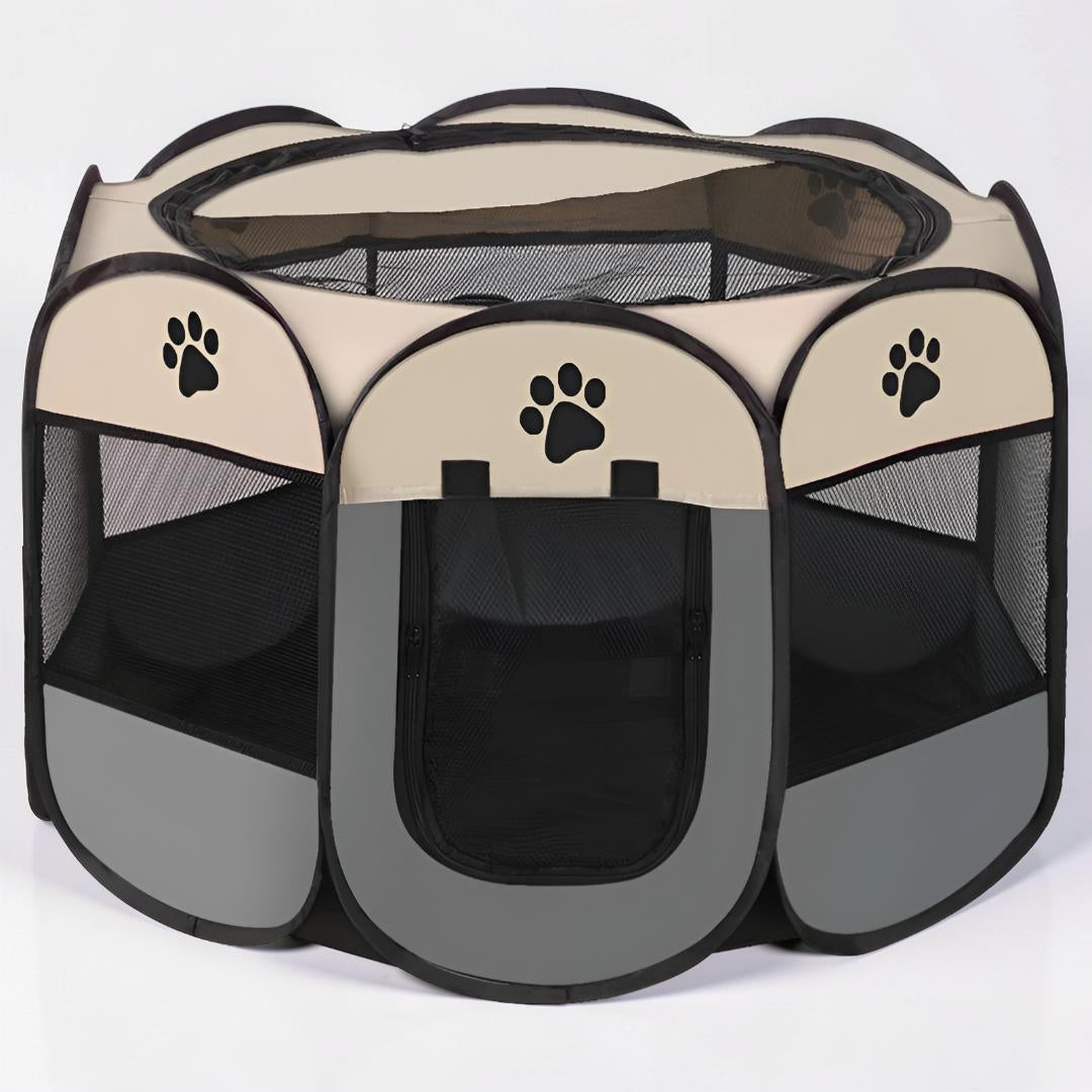 Portable Cat Playpen with Breathable Mesh Panels | Spacious Indoor Tent for Safe Play and Rest 6