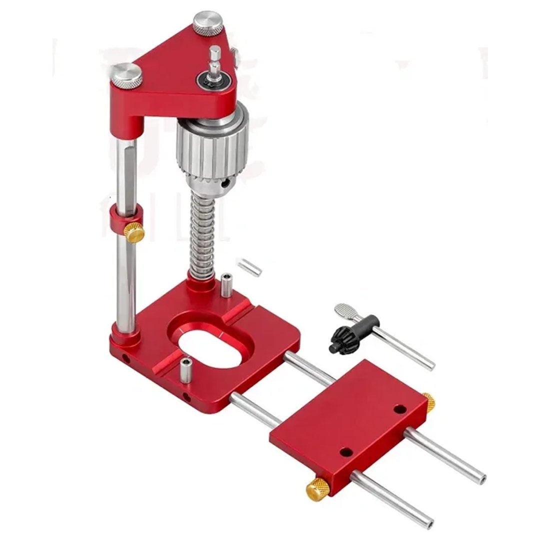 Portable Drill Guide Jig with Adjustable Depth Stop | Precision Tool for Woodworking 4