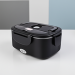 Portable Electric Lunch Box with Removable Stainless Steel Container | Convenient Heated Food Warmer for On-the-Go Meals 0