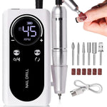 Portable Electric Nail File with 45000RPM Motor & Low Noise Design for Effortless Manicure 0