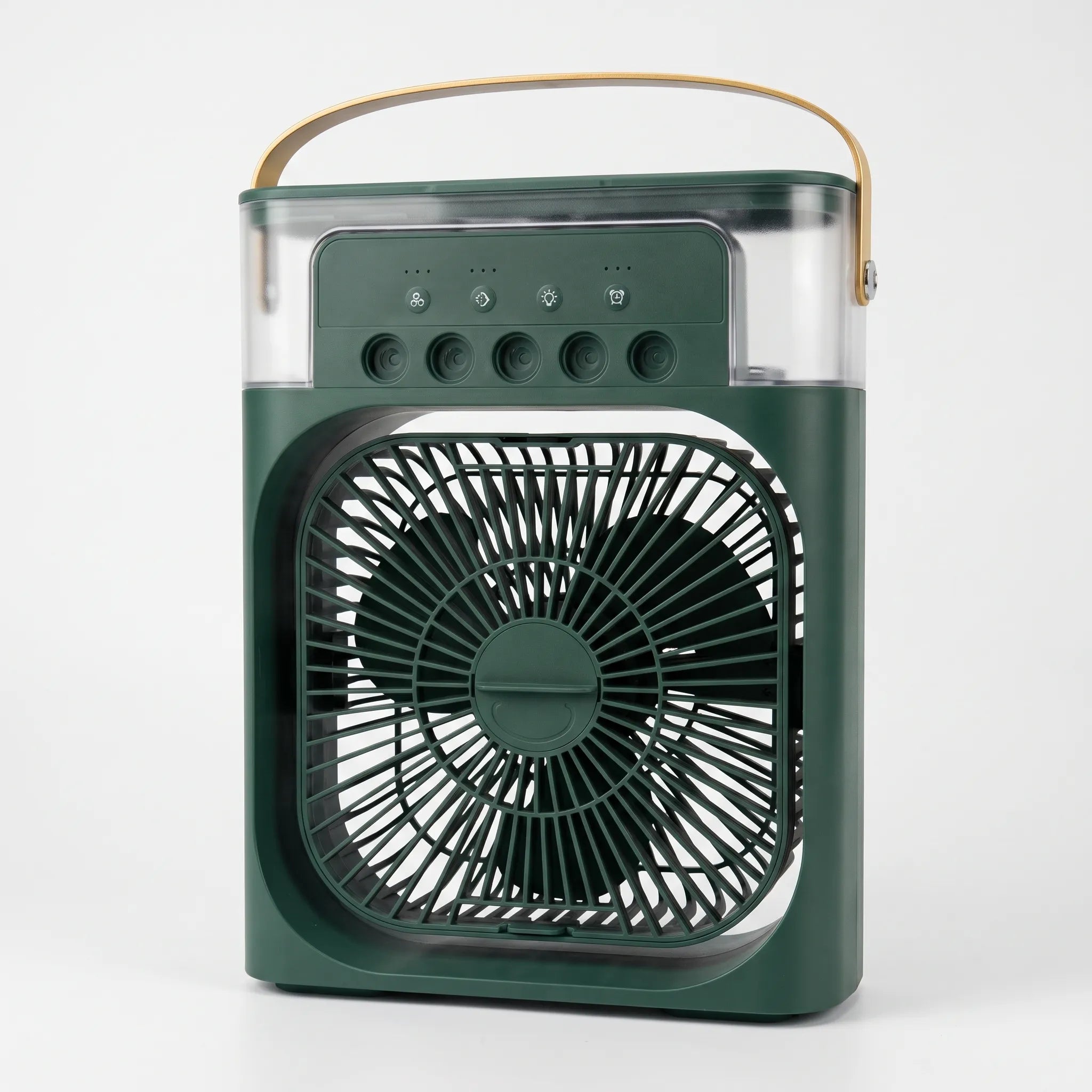 Portable Evaporative Cooler | Small Air Cooler with Misting Function | Ideal for Desk Use and Enhanced Comfort 0
