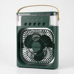 Portable Evaporative Cooler | Small Air Cooler with Misting Function | Ideal for Desk Use and Enhanced Comfort 0