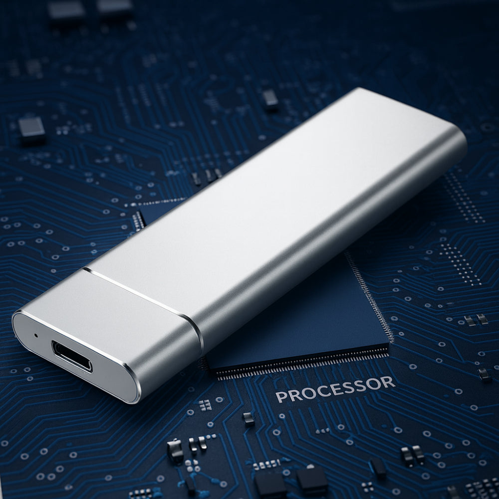 Portable External Hard Drive | 500GB Slim Aluminum Design with High-Speed USB for Easy File Transfer 4