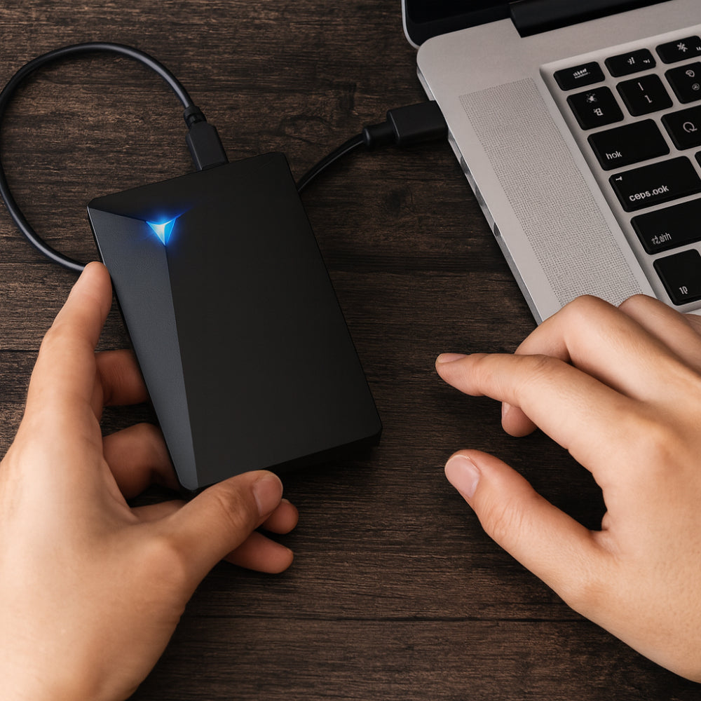 Portable External Hard Drive | USB 3.0 Slim Design for Fast Data Transfer | Compact Storage Solution for Photos and Files 0