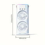 Portable Fan Series | Battery Operated Hand Held Fan with Mist Function | USB Rechargeable for Personal Cooling 3